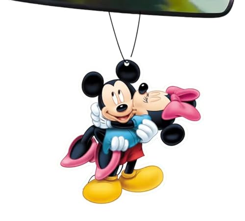 Image of Rawan Fresh Cute Mouse Car Air Freshener, Icy Fresh Scent, White