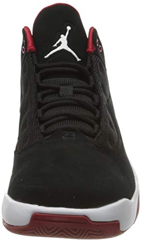 Nike Men's Jordan Max Aura 2 Basketball Shoe, BLACK/WHITE-GYM RED, 13 UK2