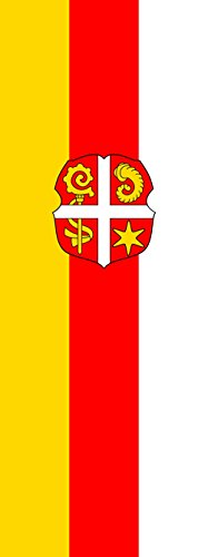 Drapeau Sindelsdorf 400x150cm | Pavillon portrait vertical grand format de 6m² - 2