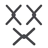 C100AE 3 Stücke Silikon Topfuntersetzer Klappbar Hitzebeständig, Silikon Untersetzer, Krempel Topfuntersetzer Trivet Topfbein, für Heiße Pfannen Klappbar Platzsparend Untersetzer Topf