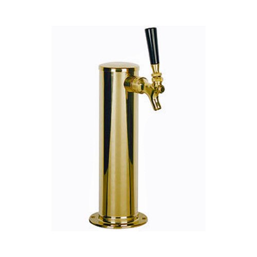 Robinet de tour à bière en acier inoxydable PVD laiton poli pour bar