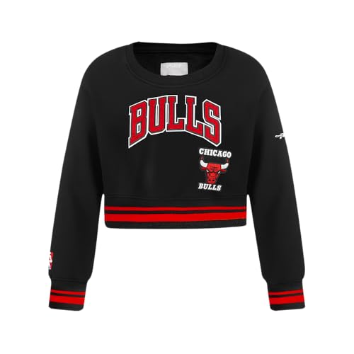 Image of Pro Standard Big Girls NBA Retro Classics Fleece Crewneck Sweatshirt