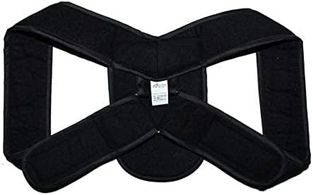 Posture Corrector Adjustable Corset Spine Support Belt Poor Posture Corrector Back Shoulder Posture Correction Brace Orthotics Belt Back Brace (Color : Beige, Size : Small)