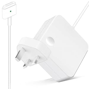 bokilino 45W T-Tip Charger/Power Adapter, Fast Charging & Overheat Protection, Universal Laptop Charger for MacBook Air 11&13 Inch (2012-2017), Suitable for A1435, A1436, A1465, A1466 Models.