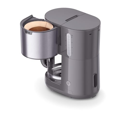 Braun Kaffeemaschine PurShine KF1500GY, Filterkaffeemaschine mit Glaskanne & OptiBrew System, Anti-Tropf-Funktion… – Ansicht 2