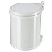 Hailo 3555-001 - Compact Box 15 Cubo de La Basura, Opción de Montaje en Pared, (15 litros), Color Blanco