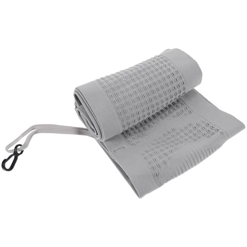 POPETPOP cinturón para Correr Soporte de Cintura Cinturones de Mujer Banda para el Sudor Pretina Gym Straps Cinturon Yoga Belt Soporte para la Espalda Faja Deportiva para Cintura Nylon Grey