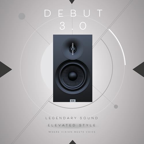 Image of ELAC Debut 3.0 DB53-W Bookshelf Speakers, White (Pair) - 1 inch Aluminum Dome Tweeter & 5.25 inch Aramid Fiber Woofer - 2-Way Bass Reflex - 48Hz to 38KHz Response