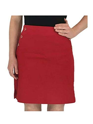 Rafaella Womens Comfort Fit Skort, Ruby (Medium)