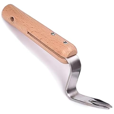 Z-Shape Weed Puller Manual Weeders Weed Puller Hand Tool Manual Root Lifter for Gardening & Farming - Premium Plant Transplant Gardening or Remove Dandelions, Thistles (Stainless Steel) Cover