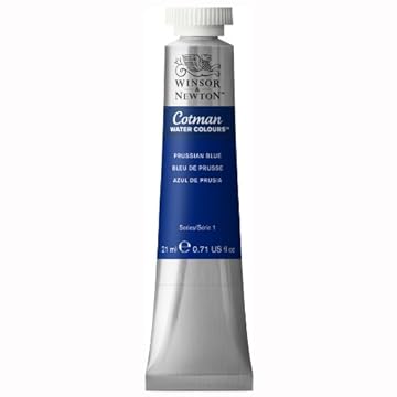 Winsor & Newton Cotman 21ml Water Colour Tube - Prussian Blue