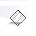 QRFDIAN Géométrie murale minimaliste nordique en fer forgé décoratif/tenture murale décoration grille partition Rayonnage mural (Color : A)