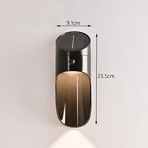 Eclairage extérieur mural sconce solaire et lanterne étanche crépuscule - 4