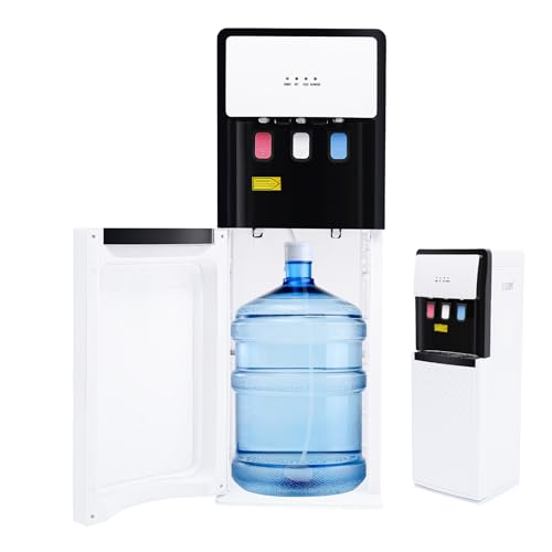 Distributore di acqua elettrica da terra, 500 W, erogatore di acqua calda elettrico con funzione di protezione termostatica, per casa, ufficio, camera da letto, soggiorno
