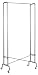 Produktbild Unilux 400050665 FOLDY Faltbare Kleiderstange Mobile Reihengarderobe klappbarer Kleiderwagen mit Rollen 88 x 49 x 180 cm, Grau