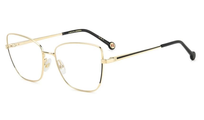 Carolina Herrera Vista Her 0209 2m2 56/17/145 Unisex Women's Sunglasses, 2M2/17 Black Gold, 56, 2m2/17 Black Gold, 56