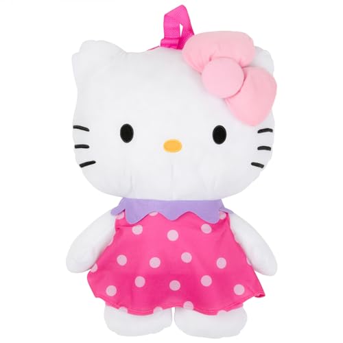 Hello Kitty Conjunto de Mochila de Pelúcia para Meninas - Pacote de Presente Hello Kitty com Hello K