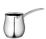 Cilio 299601 PROFESSIONAL Aufschäumbecher, Edelstahl, 350 milliliters, Silber