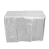 Luocute Cubiertas para Unidades de Aire Acondicionado en el Exterior, Cubierta de Aire Acondicionado Impermeable a Prueba de Polvo para Invierno con Protección Solar, (75x26x57cm /