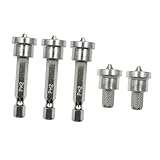 PENIKOKO 5 Stück Teiliges Schraubendreher Schrauben positionierer für Gipskartonplatten Passend für Akkuschrauber Präzise Positionierung Einfache Montage Vielseitig für Möbel