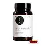 Medicom – Nobilin Krillöl Forte, nachhaltig gewonnenes Krillöl mit Omega-3-Fettsäuren mit EPA und DHA, Cholin und Astaxanthin, glutenfrei – 60 Kapseln