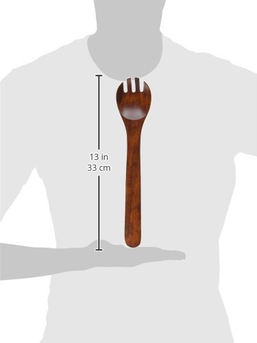 Lipper International Servidores de salada com acabamento cereja, 30,5 cm de comprimento, um par