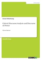 Critical Discourse Analysis and Discourse of Power 3668372780 Book Cover
