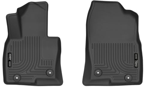 Husky Liners Weatherbeater Floor Mats | Fits 2016-2023 Mazda CX-9 | Front Row, 1-pc Black - 15991