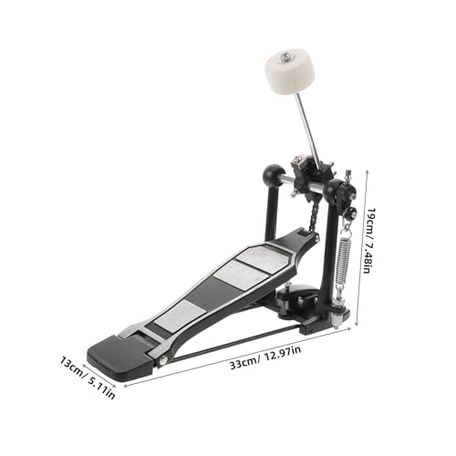 Pedal para Batería de Aleación de Aluminio con Cadena y llave miniatura 2