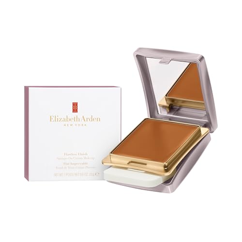 Elizabeth Arden - Flawless Finish Sponge-On Cream Makeup, Fondotinta Coprente in Crema dal Finish Luminoso, Formula Idratante con Diamond Powder e Microsfere, Fondotinta Compatto in Più Tonalità, 23g