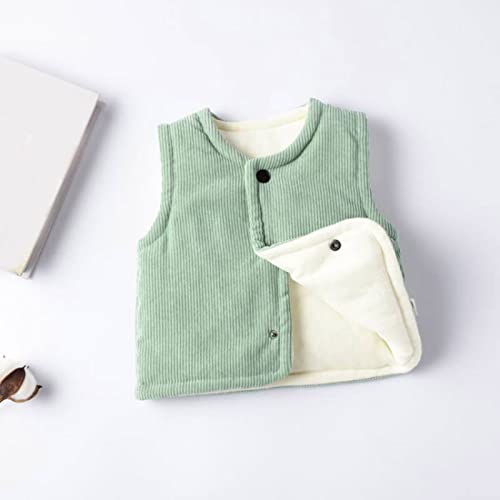 Toddler Boys Girls Fleece Vest Button Down Sleevless Padded Jacket Kid Cute Lightweight Warm Outerwear Gilet Fall Winter Coat4