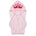 Natemia Princess Rayon from Bamboo Hooded Towel for Kids | Highly Absorbent, Plush, Soft Baby Towel | for Girls,Toddlers, Newborns & Infants | Great Baby Shower/Registry Gift