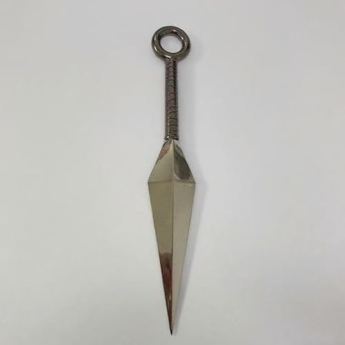 SWYEYTL 8.7 inches Minato Kunai Uzumaki Kunai Real Metal Ninja Cosplay Model Keychain
