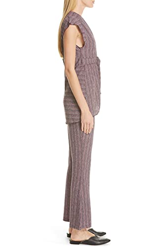Free People Women's Small Striped Pant Sets Stretch Purple S #TOP2