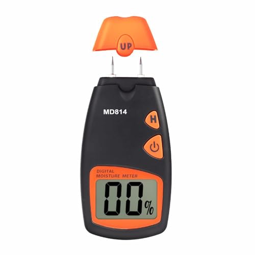 YPBEW Wood Moisture Meter For Firewood Log Pin-Type Water Leak Detector Damp Meter For Caravans Wood Paper Masonry & Others