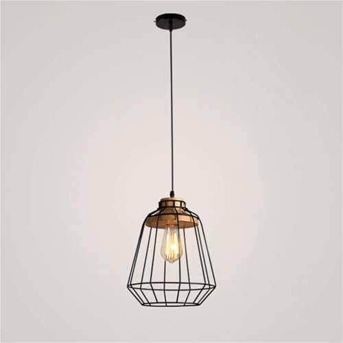 Chandelier industriel moderne en métal 1mm pour table de cuisine et salle à manger