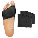 PLABBDPL 1 paia Cuscinetti Metatarsali-Cuscinetti per manica metatarsale morbidi e comodi per la palla del piede, cuscinetti per l'avampiede che alleviano il dolore per donne e uomini, Nero - XL