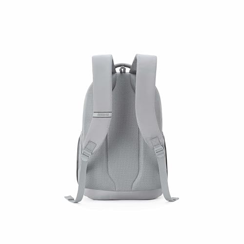 Image of American Tourister Regus | 34 Ltrs | 4 Compartments | Bottle Pocket | Ergonomic Padded Back Panel & Shoulder Straps | Laptop Backpack | 1 Year International Warranty | Grey