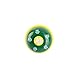 Mingzhe PET Training Bell Cute Dog Claw Prints Portable Dog CAT Training Bell (Green & Yellow)