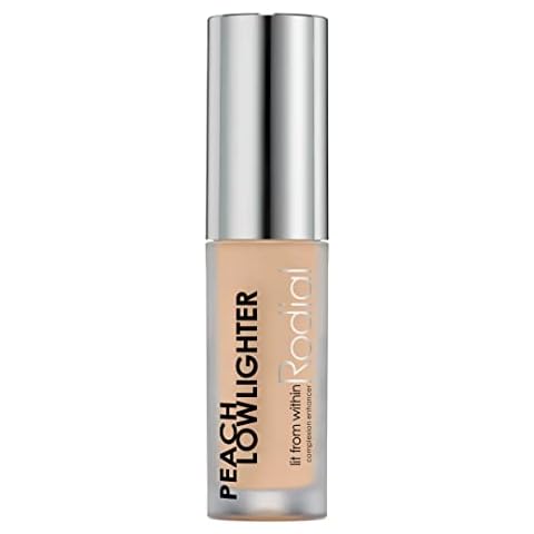 Rodial Peach Lowlighter Deluxe - 1.6 ml - Non-shimmer Formula for Deeper Skin Tones, Caffeine + Hyaluronic Acid + Vit E, Weightless, Illuminating Effect, Concealer Cover