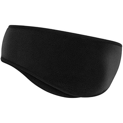 Winter Fleece Ear Warmer Headband, Cold Weather Ear Warmers Muffs Headband, Keep Ears Warm Headband for Ski Running Cycling