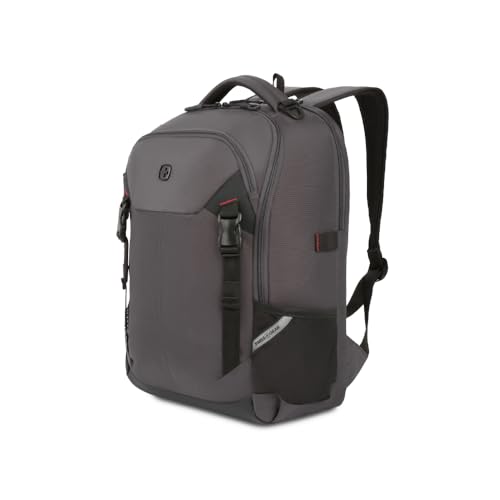 SwissGear Civic Pro Laptop Backpack, Grey, 18"x13.25"x7" - image 1