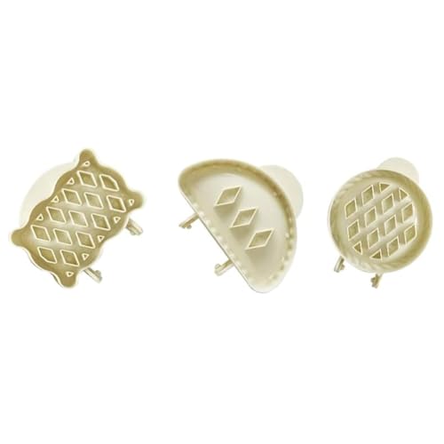 KIKAPA Juego de moldes para tartas de mano Mini Hand Pie, fabricados en resistente plástico ABS.