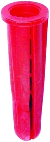 L.H. Dottie 23 Anchor Tapered with Collar, No.12-14-16 by 1-1/2-Inch Length, Red, 50-Pack