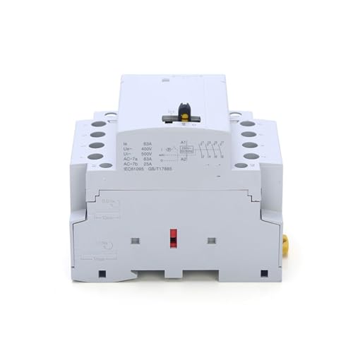 Contacteur 4P 63A rail DIN avec commande basse tension DC24V