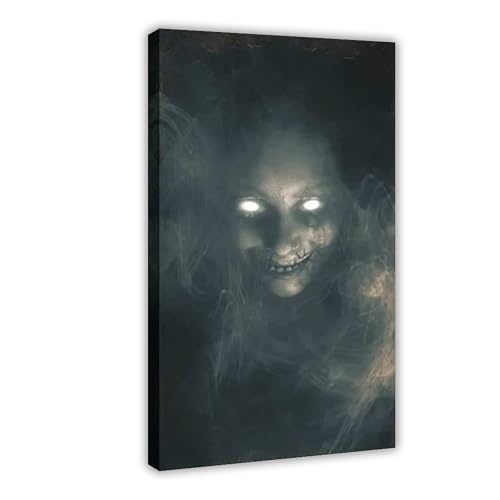 Halloween Eerie Glowing - Eyes Spirit Decorative Art Print Art