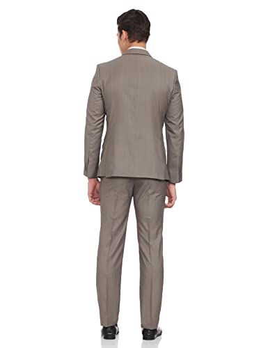 Image of PARK AVENUE Wool Blend Men's Full Sleeve Regular FIT Medium Khaki Formal Suit (PMDL03800-H4 30)