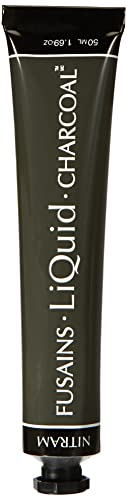 NITRAM Fusains Liquid Charcoal 50 ml Tube (7300337) 1.69 fl oz