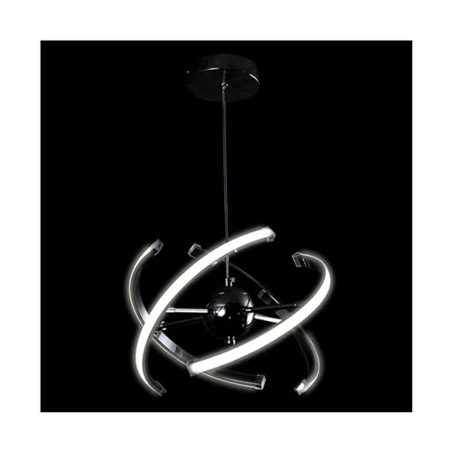 Chandelier Light, LED Globe Pendant Light Modern Chrome Kitchen Lights Dining Room Pendant Lights Adjustable APP Remote Dimming DIY Ceiling Chandelier(32cm)