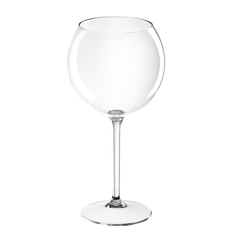Playflip 36 Mehrweg Gläser Ballonglas Gin Tonic Rotwein Tritan 650ml Wiederverwendbar Kunststoff unzerbrechlich transparent Cocktail